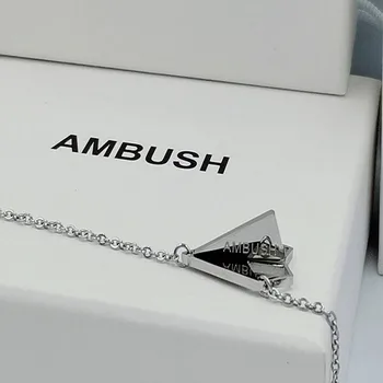 

Ambush 59cm Titanium Alloy Solid Paper Airplane Necklace Men Women With Original Box And Cloth Bag Accessories