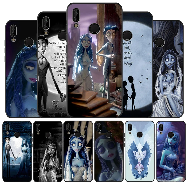 Мягкий силиконовый чехол Tim Burtons Corpse Bride для Huawei P40 P30 P20 P10 P9 Lite Pro 2019 P smart Y6 Y9 2018 |