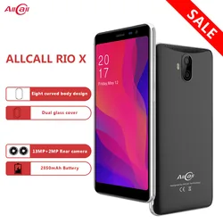 AllCall Rio X смартфон 5,5 дюйм1 ГБ Оперативная память 8 ГБ Встроенная память Android 8,1 сотовый телефон 4 ядра, две камеры, 13MP + 5MP 2850 мА/ч, 3G мобильный телефон