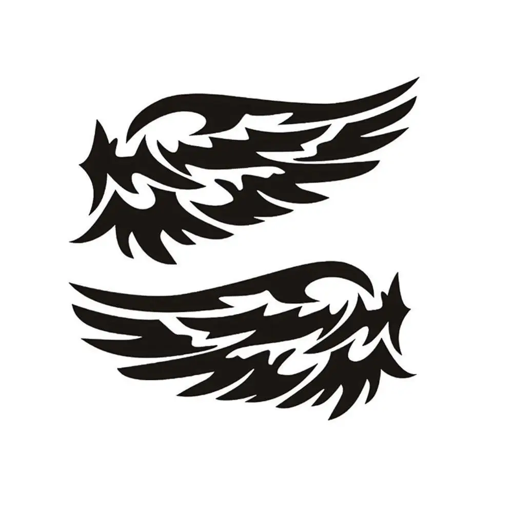 

Guardian Angel Wings Beautiful Reflective Car Stickers Fashion Car Rearview Mirror For Strip Subsection