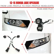 CZMOD Car Headlight Modification Upgrade Transfer Wire Harness Headlamp Modify For Honda 2013-2016 JADE Play And Plug