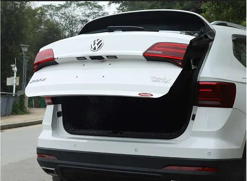 Применяется только для Volkswagen tharu Автомобильный багажник отделка внешняя Модифицированная нержавеющая сталь отделка Хвостовая крышка аксессуары