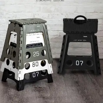 

Export Thickened Plastic Folding Bench Household Space-saving Children Outdoor Portable Small Bench Bench