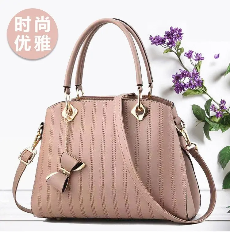 Кожаная сумочка с текстурой 2019 на Новой модной атмосферной сумочке Дамская Корейская женская сумка дикая сумка на плечо