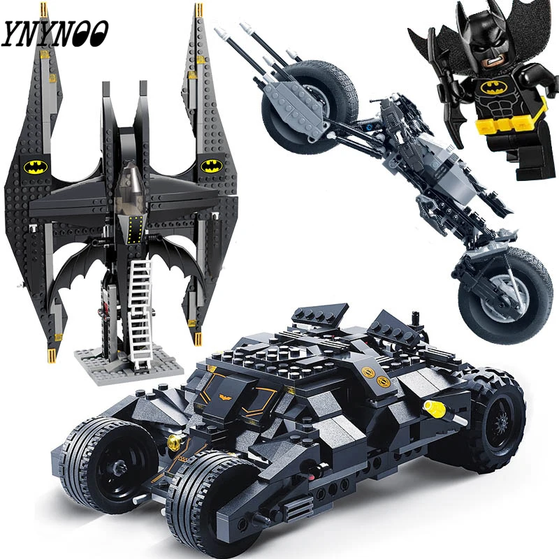 

Super Hero Batman and Joker Batwing Legoeinglys Model Building Blocks for Children Boy Game Toy Technic Bricks