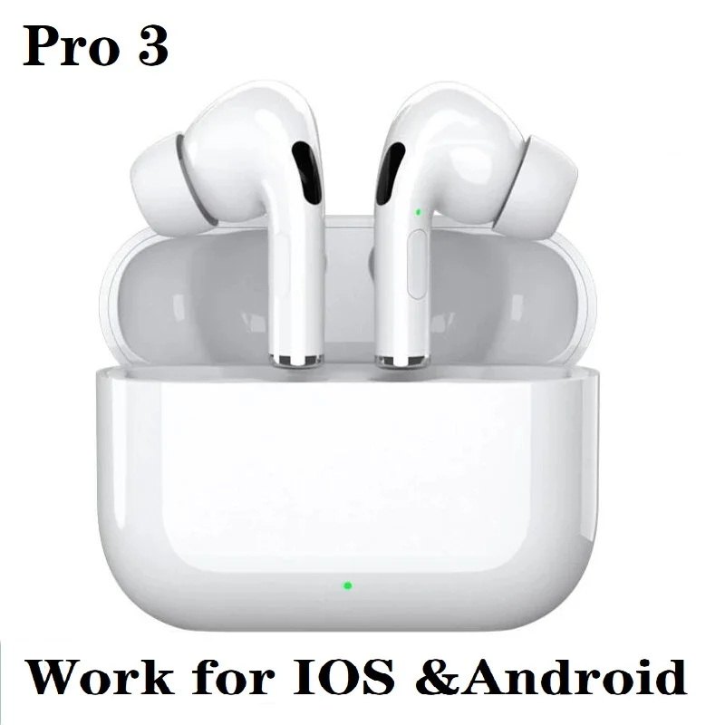 

Airpodding Pro 3 Bluetooth Earphone TWS Wireless Headphones HiFi Music Earbuds Sports Gaming Headset For IOS Android Phone