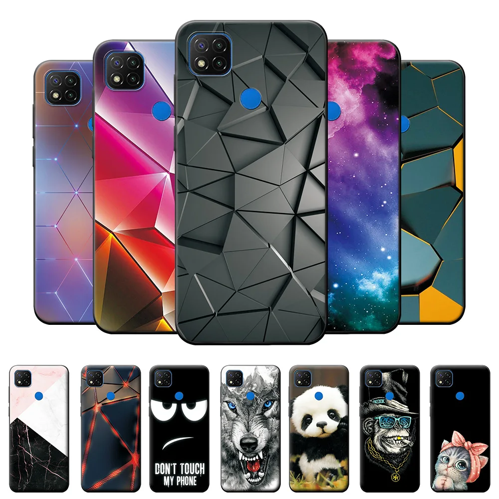 Para Redmi 9C NFC para Xiaomi Redmi note 9C 9 C NFC suave de silicona caso de la cubierta de Redmi 9C NFC 2020 lindo gato funda trasera del teléfono