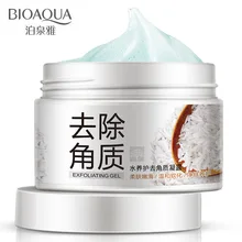 BIOAQUA exfoliante Gel Facial exfoliante hidratación suave blanqueamiento antienvejecimiento reparación de carrocería exfoliante crema Facial cuidado de la piel