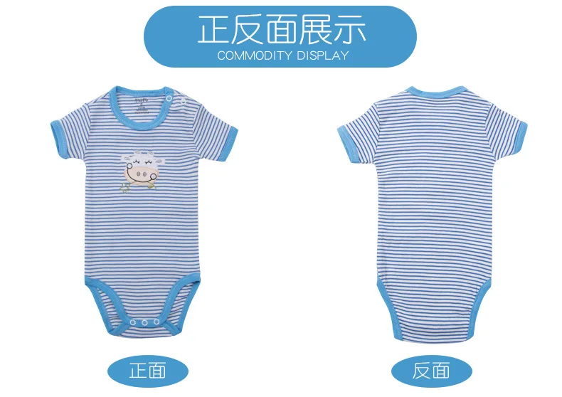 5 шт./лот; комбинезоны для новорожденных; повседневные хлопковые комбинезоны с короткими рукавами; Одежда для новорожденных мальчиков и девочек; Одежда для младенцев