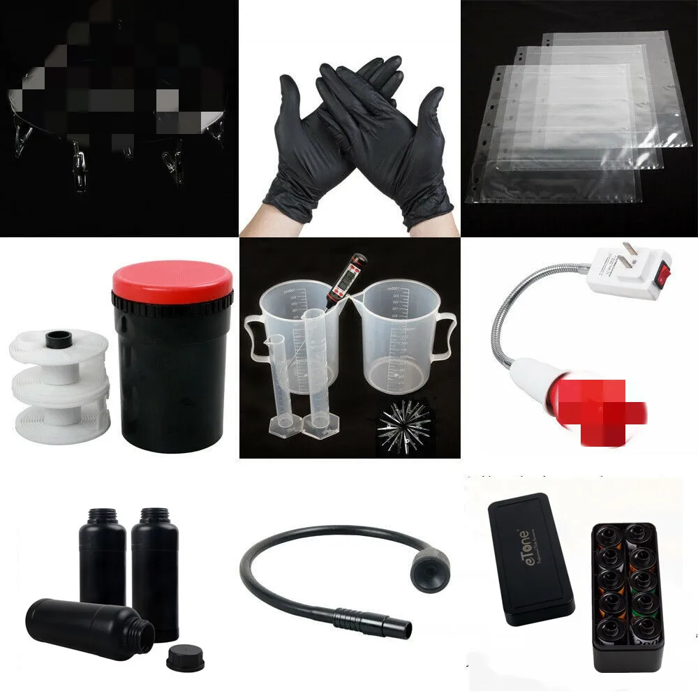 120 Darkroom Film Developing Equipment Kit Storage