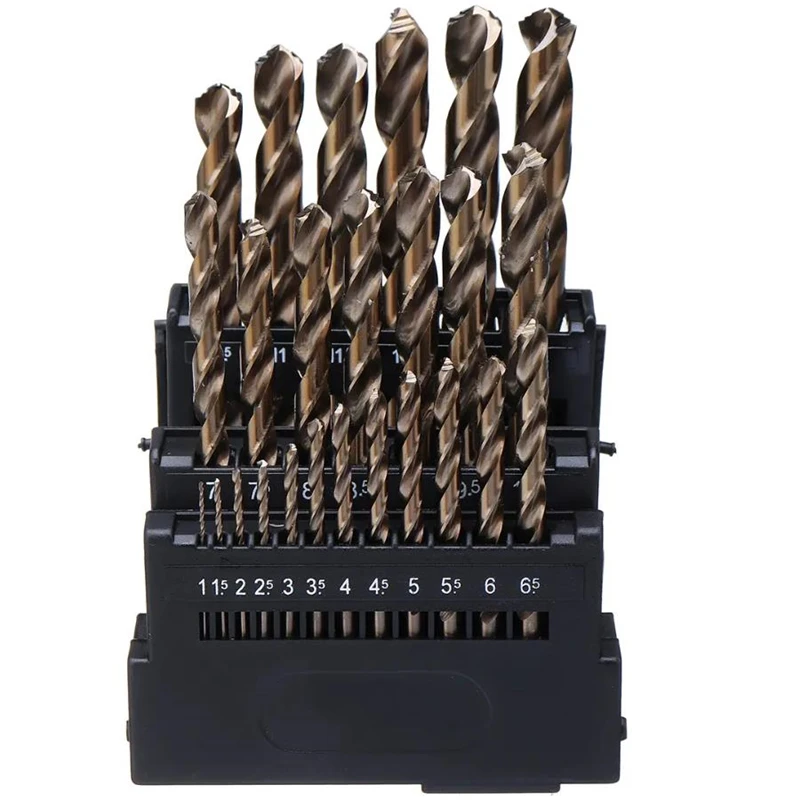 Coffret 29 Forets Turbo Cobalt M42 Drill Hog® - Pas à Pas - Garantie à Vie