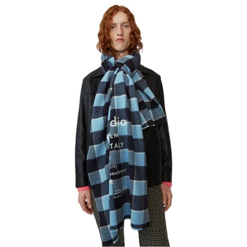 

Korean Version of the School Style Scarf Women's Tassel Thick Scarf Shawl Autumn and Winter Fashion Simple Light Luxury Scarf