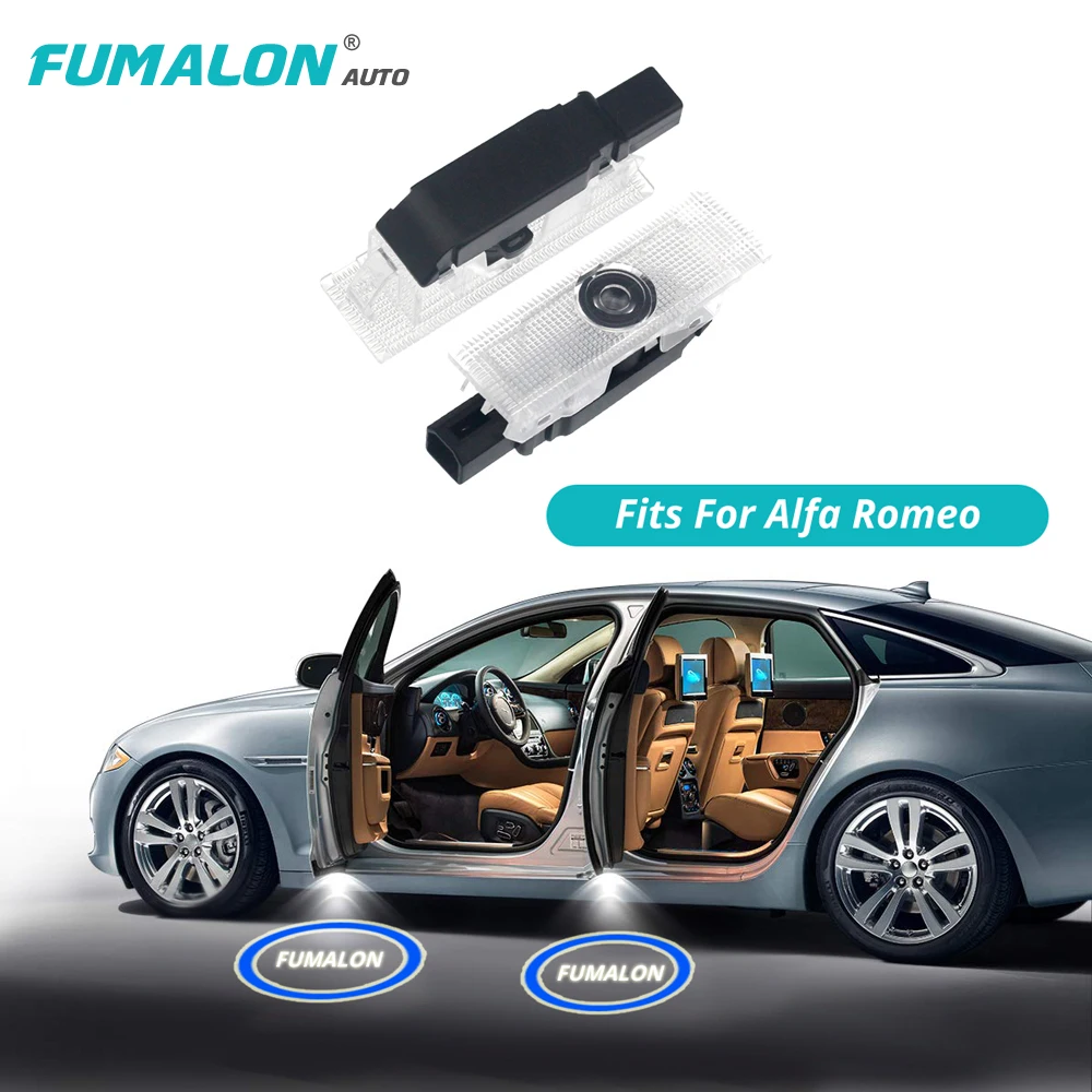 

2Pcs Alfa Romeo 159 LED Car Door Welcome Light Logo Projector for Alfa Romeo 159 Giulia Giulietta Mito Stelvio Brera Spider
