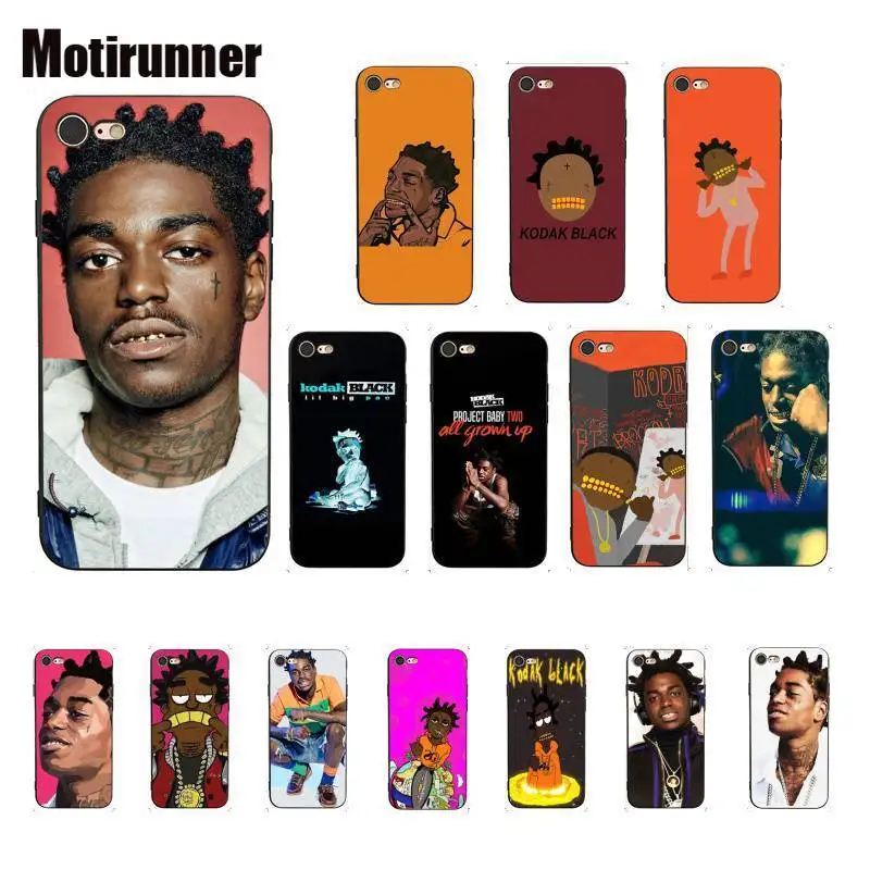 Luxury Brand Kodak Rapper Singer Phone Cover For IPhone 8 7 6 6S 6Plus X XS MAX 5 5S SE XR 10 Cases 11 Pro Max
