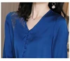 Autumn Long Sleeve Chiffon Blouse Shirt Blouse Women Blusas Mujer De Moda 2021 V-Neck Office Lady Blouse Tops Women Blusa D713 4