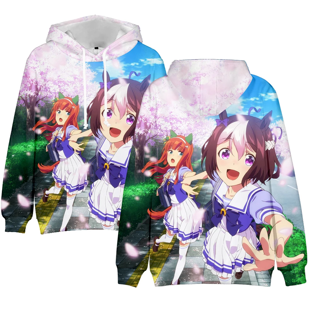 

Pretty Derby Special Week Silence Suzuka 3D Print Fashion Fall Winer Suit Hoodies Sportswear Hooded Kawaii Women/Men The hooded