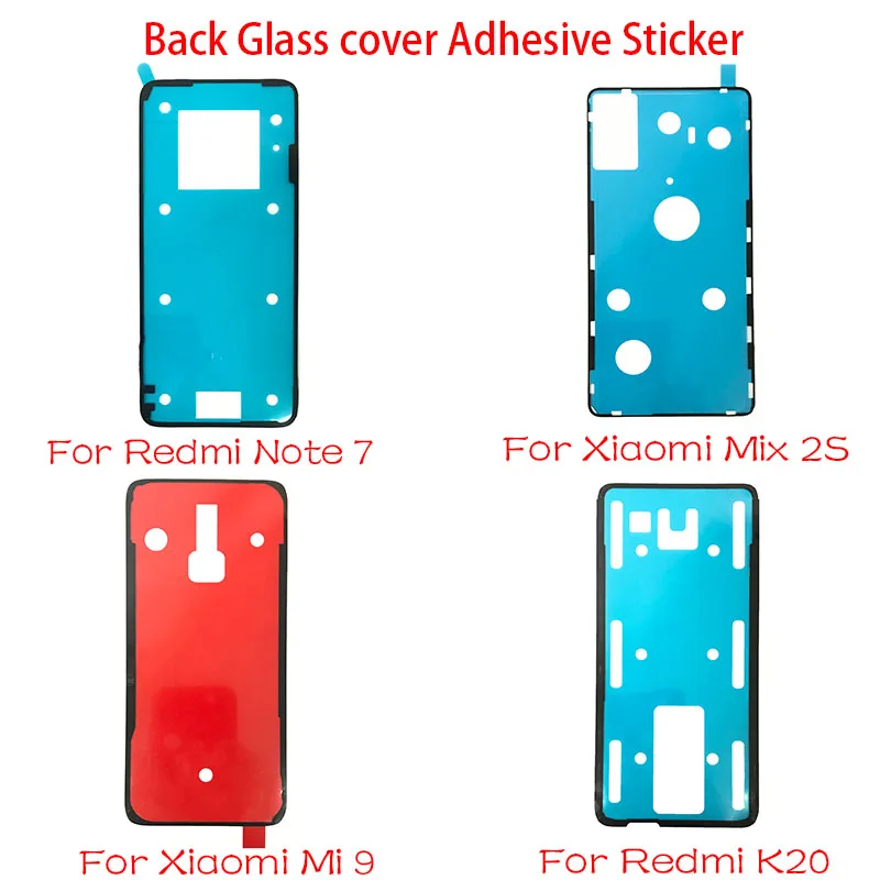 

1Pcs Back Glass cover Adhesive Sticker Stickers glue For Xiaomi Mi 9 Mi 9t Pro Mix 2S / Redmi Note 7 K20 Pro Note 8 Pro
