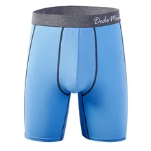 Длинное нижнее белье, мужские боксеры, одна штука/партия, хлопковые боксеры с u-выпуклым мягким нижним бельем для мужчин, EU/US Размер M L XL XXL