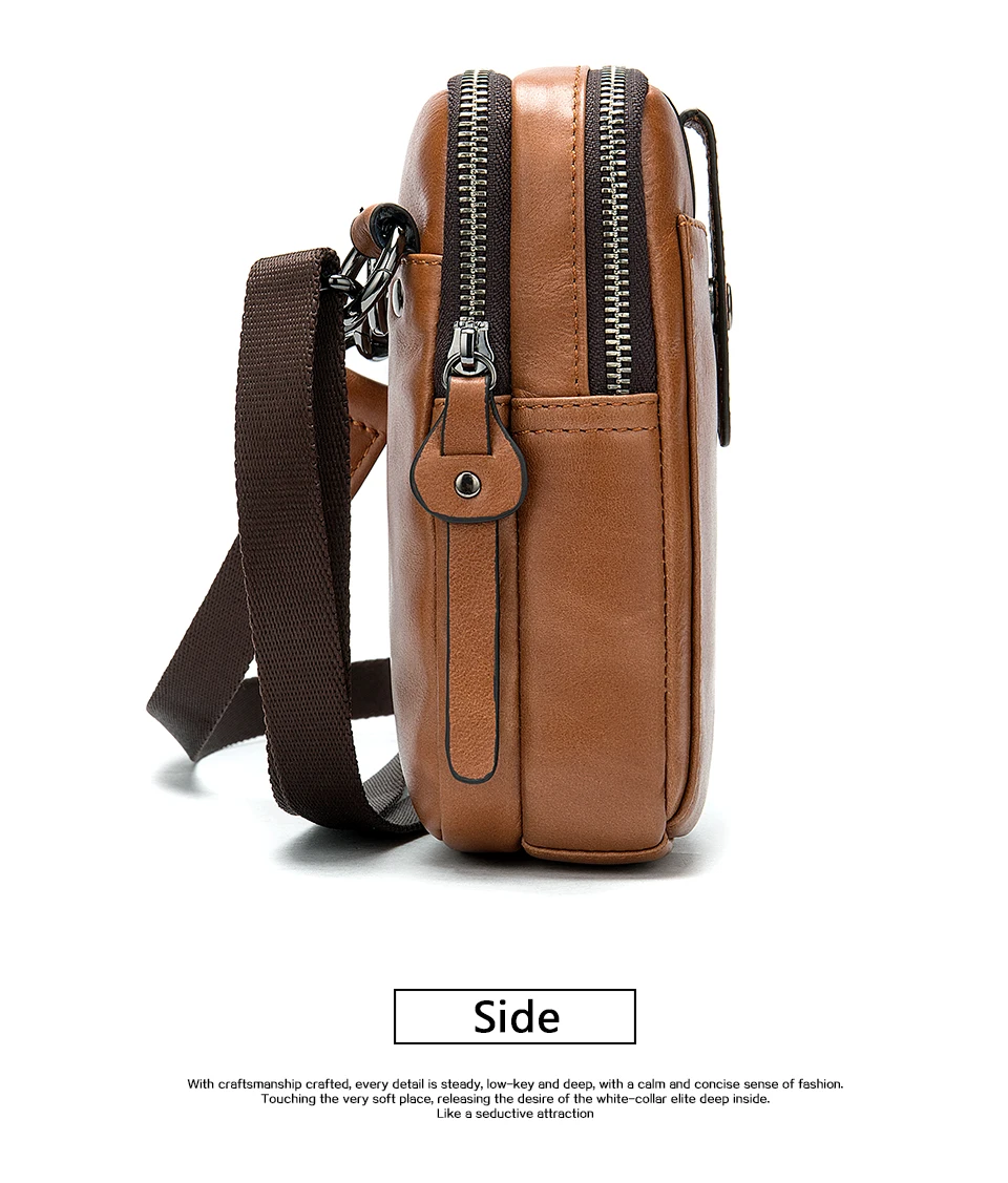 WESTAL мужские сумки из натуральной кожи, Мужская маленькая сумка через плечо, мужская сумка, маленькая/сумка на плечо для телефона, пояс слинг, поясные сумки