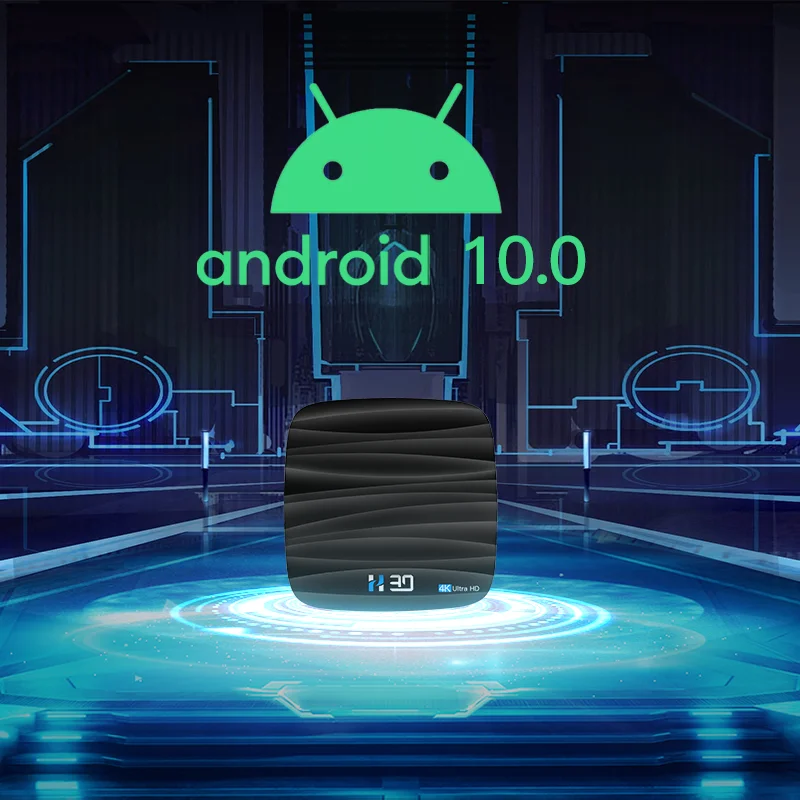 H30 RK3318 ТВ коробка Android 10 0 4 Гб оперативной памяти 32 встроенной 4K медиаплеер Декодер