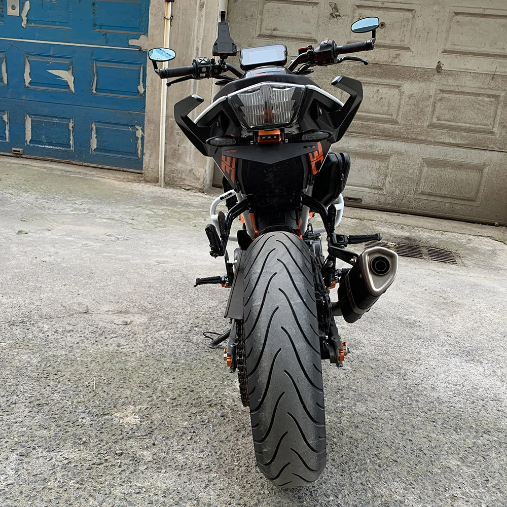 Рамка для номерного знака мотоцикла кронштейн с светодиодный светильник KTM Duke 125