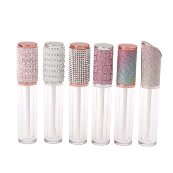 

5PCS/lot 5ML Empty Transparent Lip Gloss Tubes Plastic Lip Balm Tube Lipstick Mini Sample Cosmetic Container
