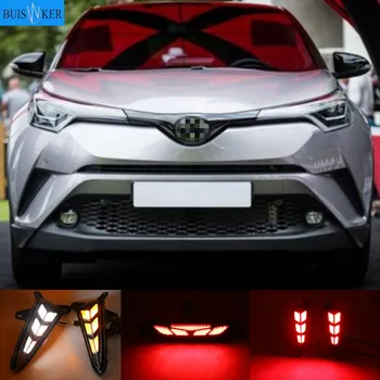 

1Set LED Daytime Running Turning Signal Light DRL Fog Lamp Brake light For Toyota CHR C-HR 2016 2017 2018 2019