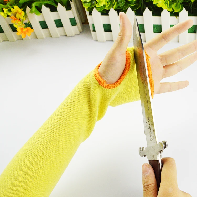 Безопасность Перчатки арамидных анти-резка 5-уровневая рукава устойчивые к порезам ножевой высокая температура стекла с защитой от руки