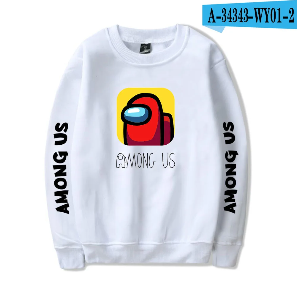 

Among Us 2D printed round neck hip-hop trend loose women's sweater anime game jacket