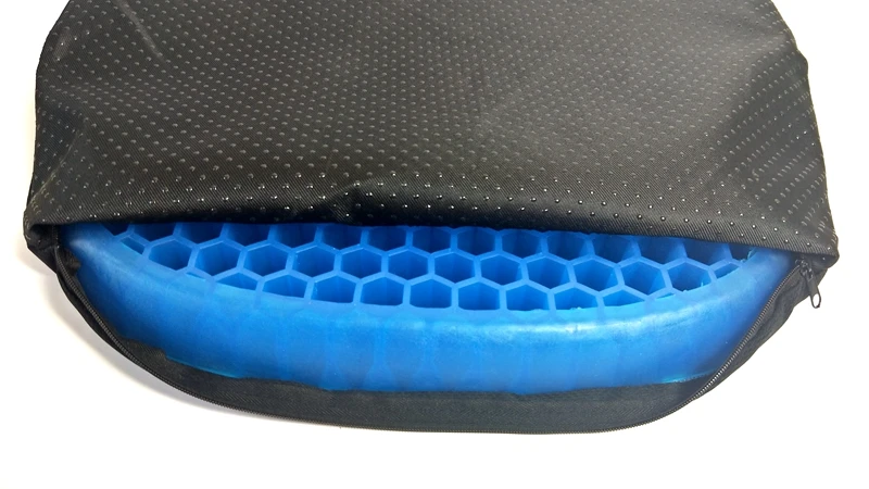 Гибкая гелевая охлаждающая подушка для льда на сиденье с черным нескользящим