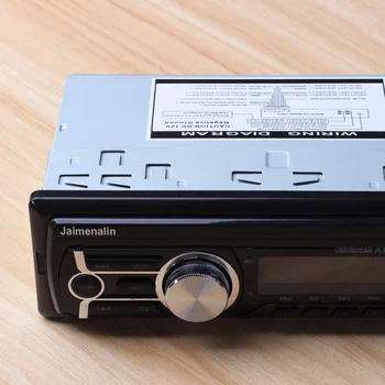

JaimenalinCar MP3 Player 1 DIN USB Fast Charge Bluetooth Handsfree Digital Media Player 4X25W FM Radio Supports IOS and Android