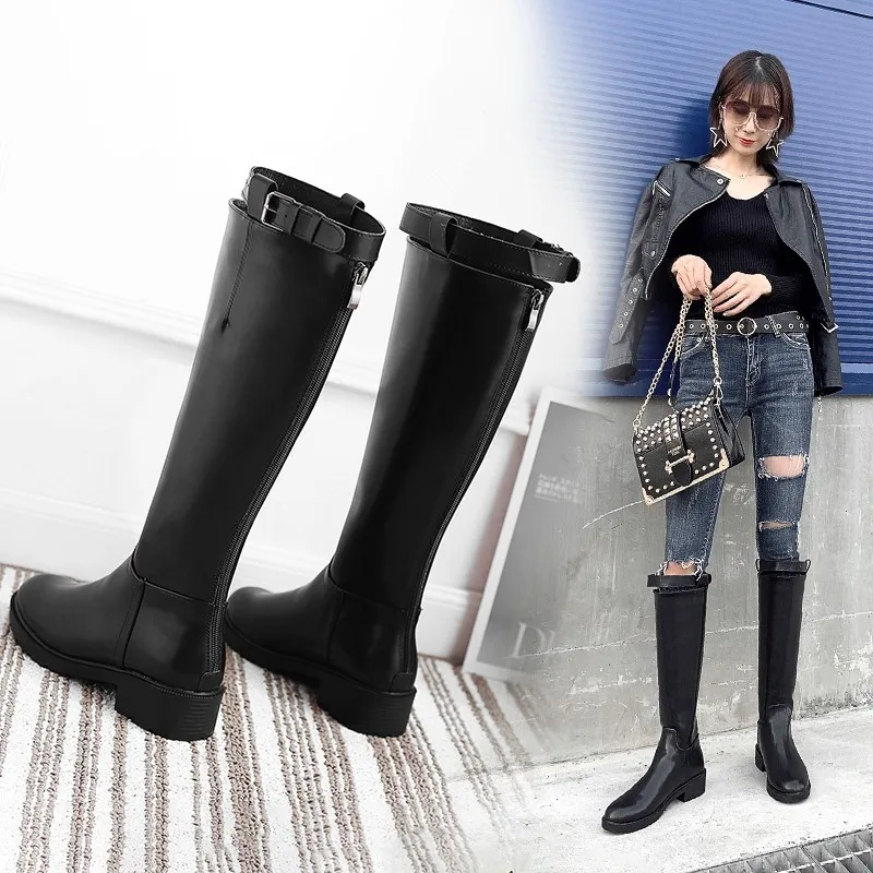 high length boots