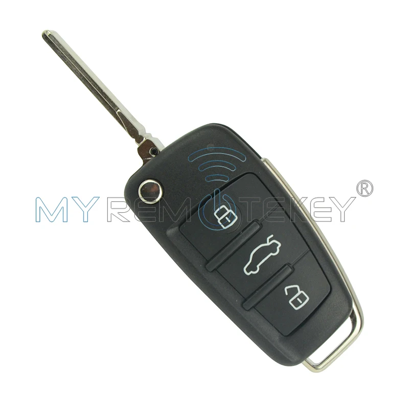 Ключ дистанционного управления 8P0 837 220 D для Audi A3 TT 2006 2013 434 МГц ID48 HU66 3 кнопочный