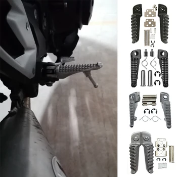 

Universal motorcycle Front Rear foot pegs stainless steel peg footrest stool footrest pedals For Kawasaki Honda Suzuki KTM