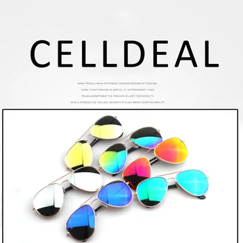 

CellDeal UV400 Protection Sunglasses Anti-Ultraviolet Reflection of Children's Mirror Brilliant Perform Retro Pilot Kid Boy Girl