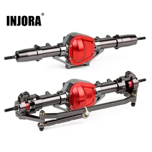 INJORA RC Auto CNC Metall Vorne/Hinten Achse für 1:10 RC Rock Crawler Auto Axial SCX10