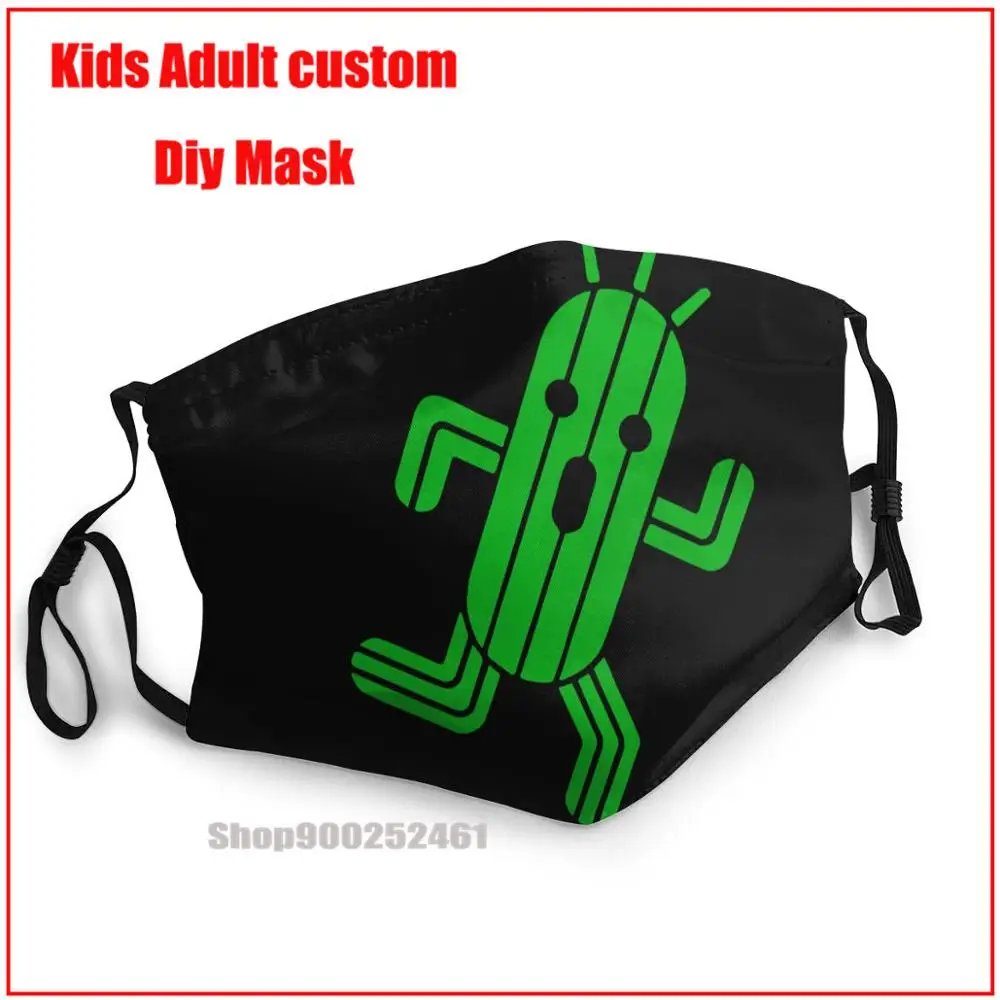 Final Fantasy Cactuar Green DIY masque de protection моющаяся многоразовая маска для лица mascarillas tela lavables