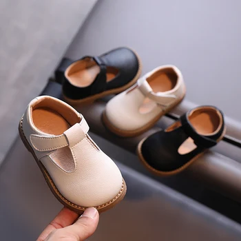 

Girls genuine leather shoes spring and autumn 2020 new Korean fashion Princess Baby Children's soft soled shoes 0-2-3 years old