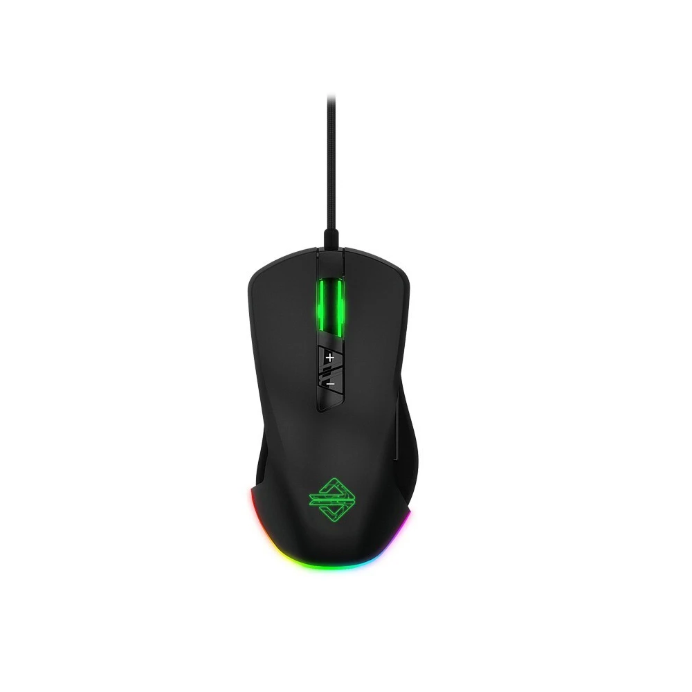 Ajazz модульная игровая мышь эргономичная проводная мышь 5000 dpi оптический двигатель RGB Chroma светильник с магнитными боковыми модулями черный