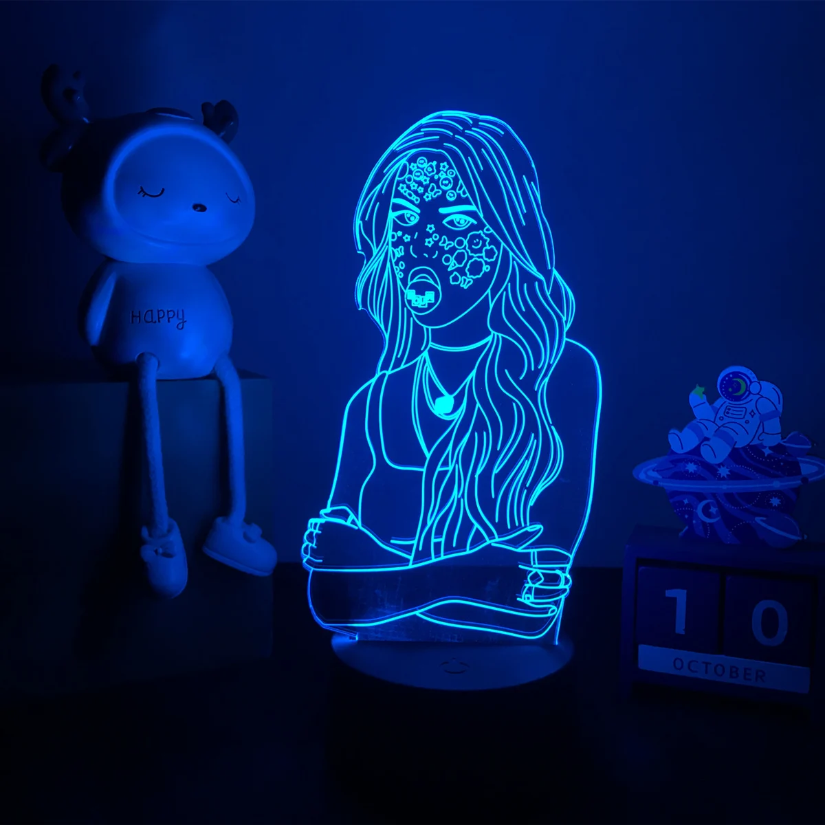 3d Night Light Singer Olivia Rodrigo Gift for Fans Bedroom Decor Table Lamp Celebrity Memorial Dropshiipng 4
