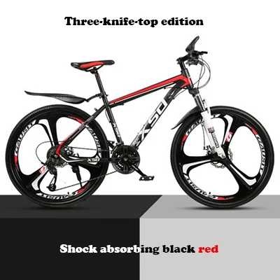 Sale 26-Inch 21/24/27/30Speed Mountain Bicycle Shock Absorption Speed Change Mechanical Disc Brake Student Adult A body wheel Bike 9