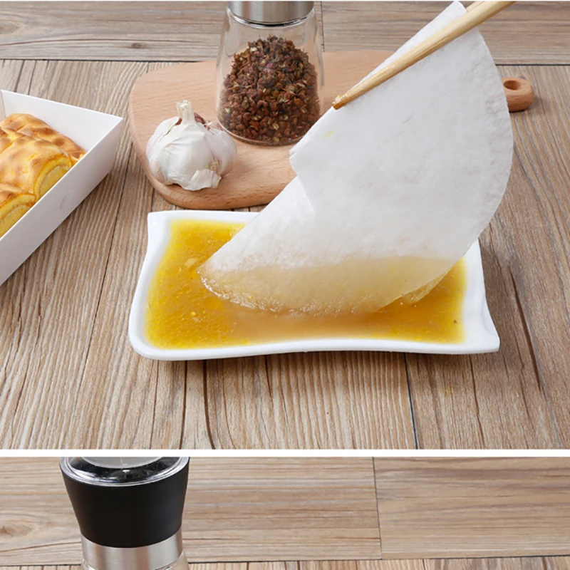 

12PCs Baking Pastry Oil Paper PP Soup Oil Absorption Pad Health Kitchen Tools Oil Film Food-Grade Fabric Oil Absorption Paper
