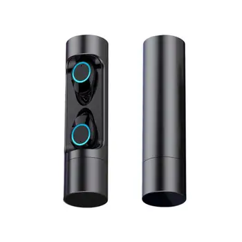 

Waterproof Bluetooth Headset - Fingerprint Touch Rotate Closed Multi-Functional Sports Bluetooth Headset Charging For Phone