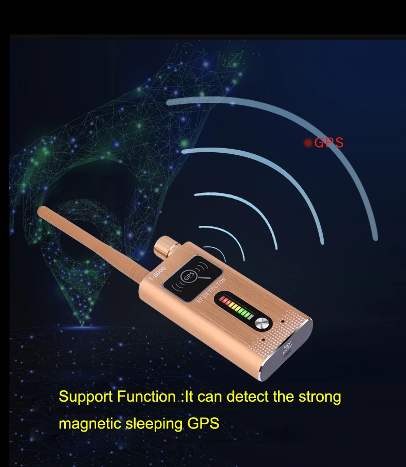 Беспроводной детектор сигнала для 1,2G 2,4G 5,8 Ghz Беспроводная камера Анти-скрытый An-ti gps трекер Охотник на ошибки GSM сигнал ИК сканер