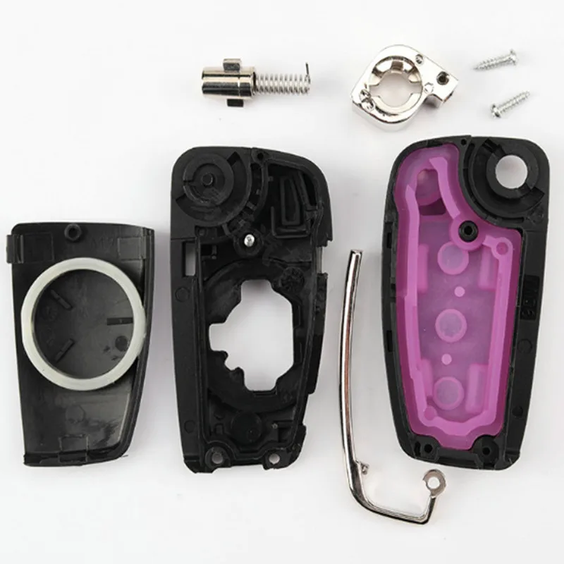 3 Button Flip Folding Remote Key Case Shell For Chery E3 E5 Arrizo 5 Fob Key Blank Cover key case car key shell key shell