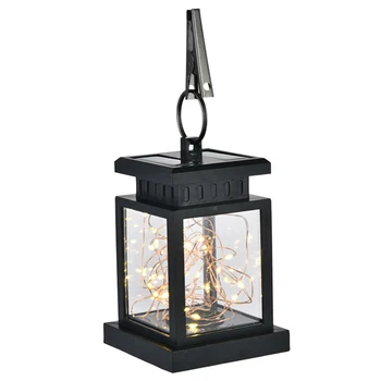 

With Clip Led Decoration Hanging Star Light Outdoor Solar Lantern Automatic Lawn Rechargeable Night Waterproof Path Garden