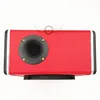 8 Inch 680W 12V 24V 220V Audio Active Subwoofer Bluetooth Radio Red Trapezoid Shape Wooden Bass Speakers for Car/Home ► Photo 3/6