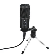 Metal USB Microphone Condenser Recording Microphone Wired Mic with Stand for Computer Laptop PC Karaoke Studio Recording цена Metal USB Microphone Condenser Recording Microphone Wired Mic with Stand for Computer Laptop PC Karaoke Studio Recording цены онлайн