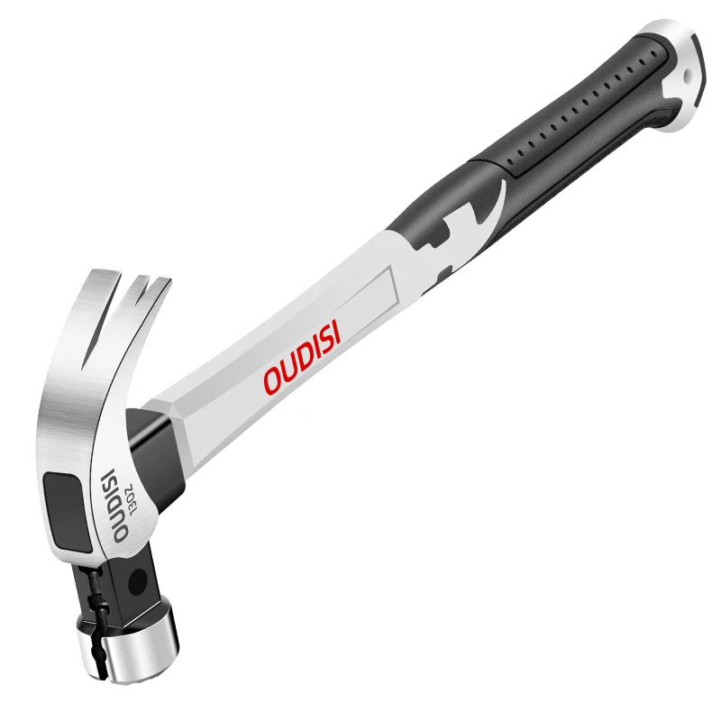 OUDISI Heavy Claw Hammer 100Z/130Z Nail Hammer Tool Steel Woodworking