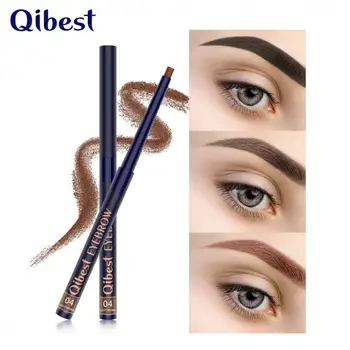 

QIBEST eyebrow Pencil 5 Colors Natural Waterproof Rotating Automatic Triangle Eyebrow Pencil With Brush Tattoo PenTools TSLM1